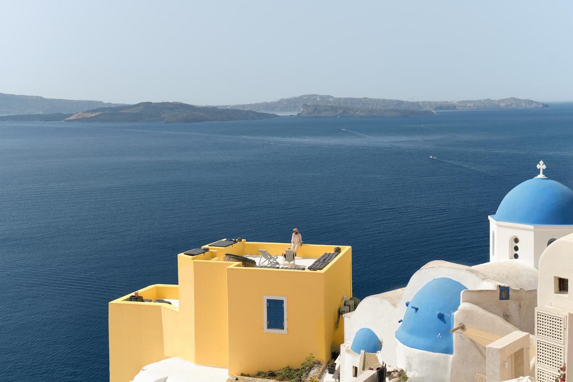 Ilivatos - Elegant Villa On The Caldera'S Edge Oia  Luaran gambar