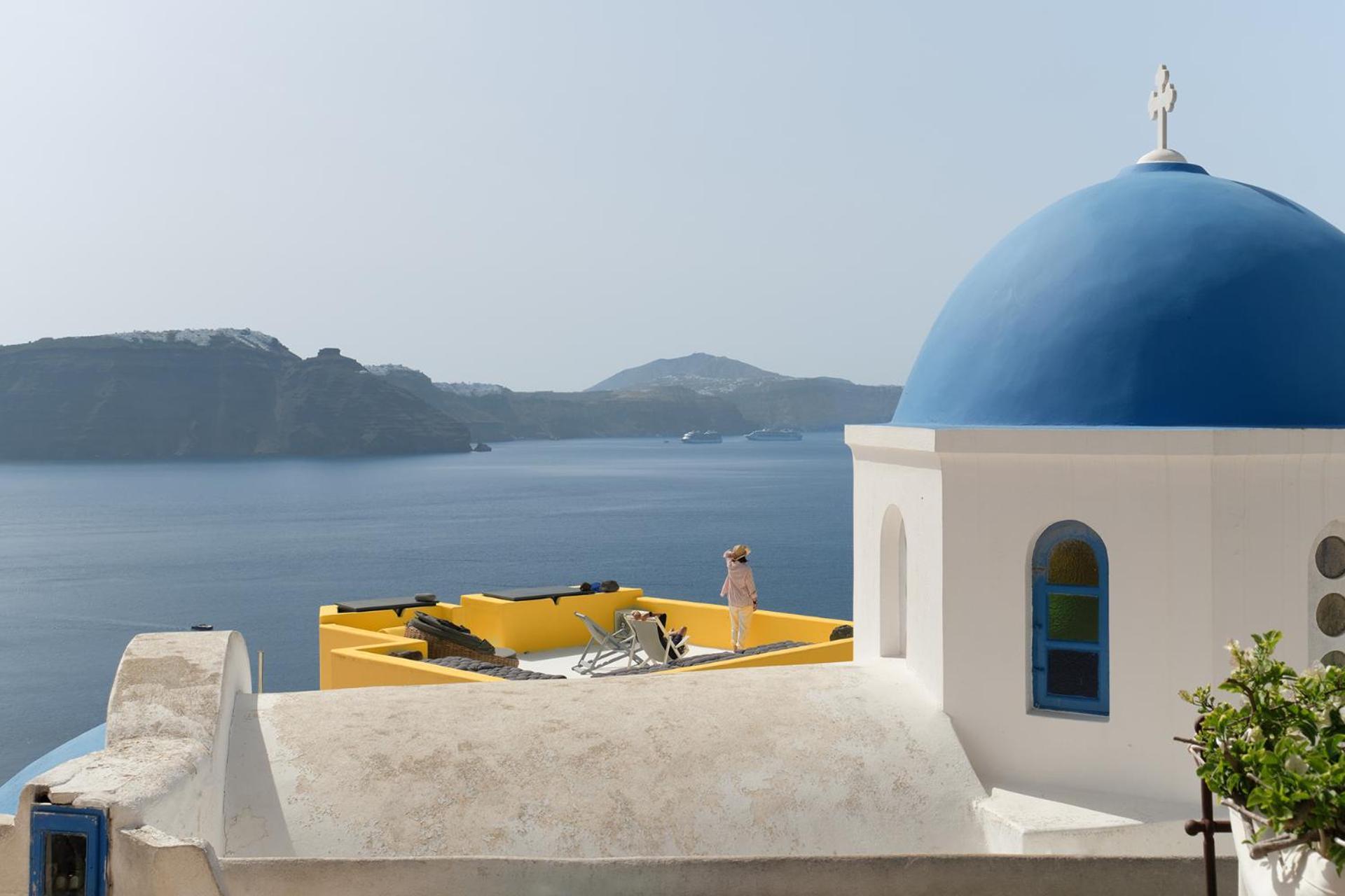 Ilivatos - Elegant Villa On The Caldera'S Edge Oia  Luaran gambar