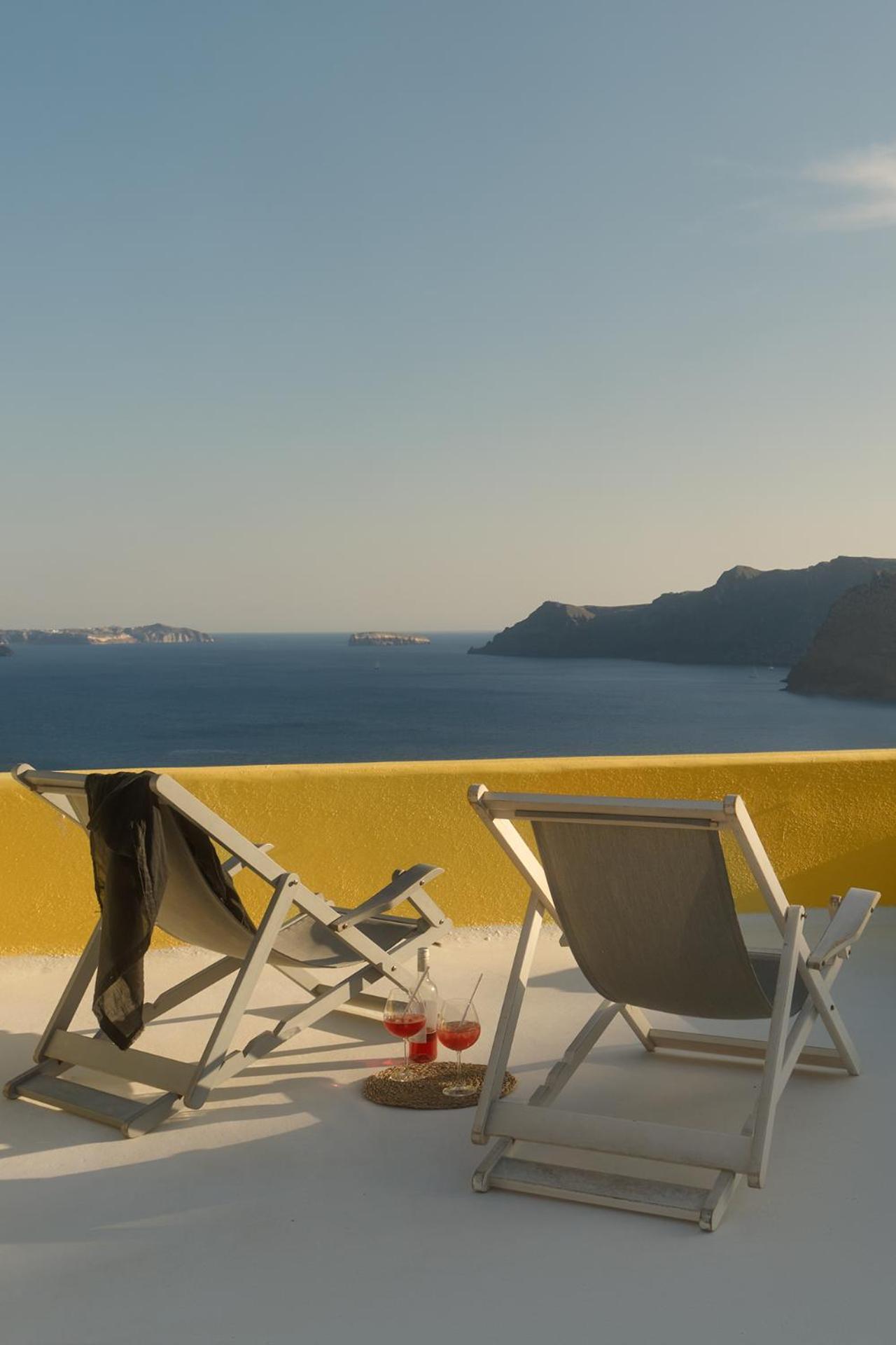 Ilivatos - Elegant Villa On The Caldera'S Edge Oia  Luaran gambar