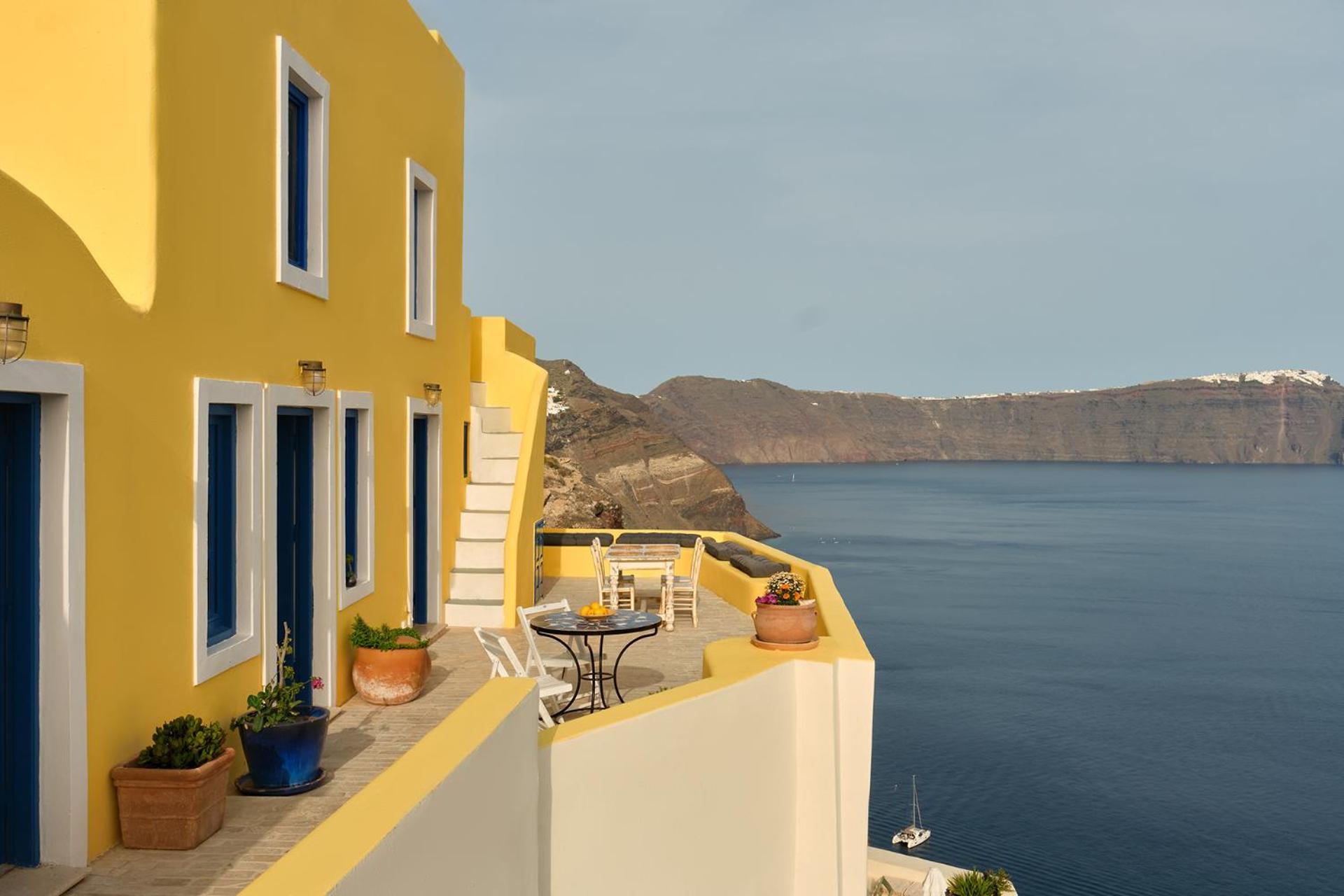 Ilivatos - Elegant Villa On The Caldera'S Edge Oia  Luaran gambar