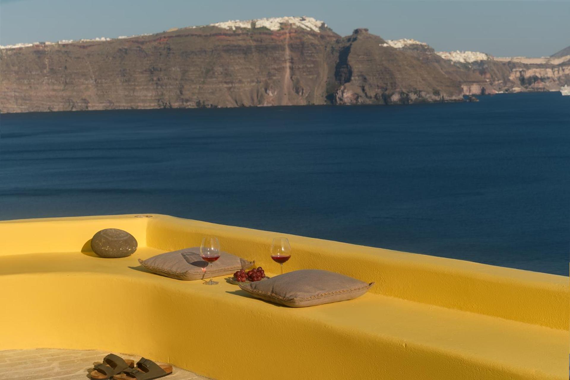 Ilivatos - Elegant Villa On The Caldera'S Edge Oia  Luaran gambar