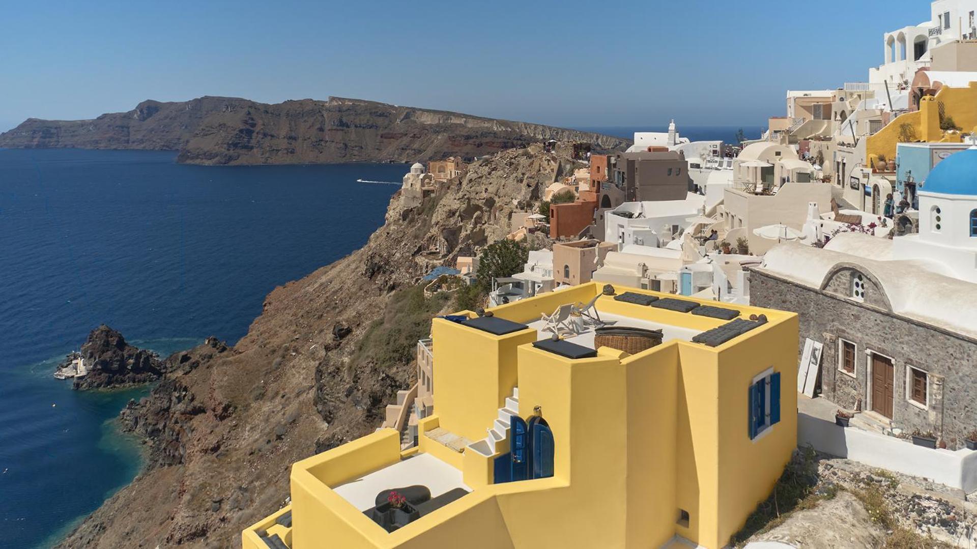 Ilivatos - Elegant Villa On The Caldera'S Edge Oia  Luaran gambar
